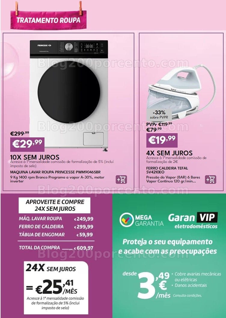Antevisão Folheto RADIO POPULAR Especial Tratamento de Roupa Promoções até 21 outubro